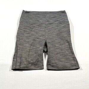 Outdoor Voices Womens Heather Gray 7" Bike Shorts Hi Rise Stretch Athletic Sz S